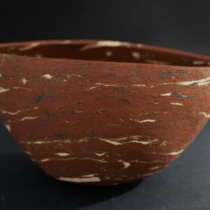 VASO SCULTURA ROSSO